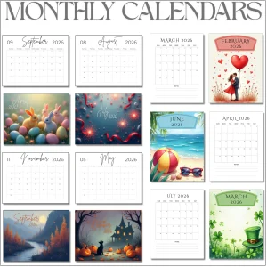 2026 Calendar Template Pack 2